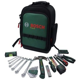 Resim Bosch El Aleti Seti 60 Parça Sırt Çantalı Takım 1600a02za1 