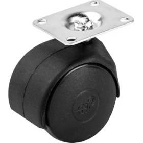 Resim Ofis Koltuk Dolap Etejer 360 Derece Döner Tablalı, Plastik Mobilya Tekerleği 40 mm 10 Adet 