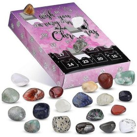 Resim Noel Kristal Kör Kutu 24 Gün Geri Sayım Advent Takvimi Doğal Taş Çocuk Yetişkin Sürpriz Hediyeler Ideal Sxchrui1982 