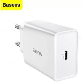 Resim Baseus Speed Mini, USB-C 20 W Hızlı Şarj Cihazı, PD, Beyaz, CCFS-SN02 