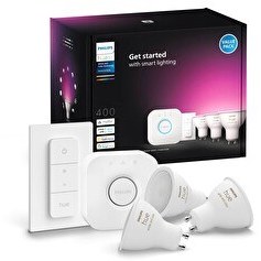 Resim Philips Hue WCA 4.2W GU10 Renkli Spot Akıllı Ampul - 3'lü Başlangıç Seti Kumandalı 