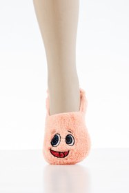 Resim Relaxfit Seamless Emojili Welsoft Peluş 1-12 Yaş Kız Erkek Çocuk Ev Patiği 