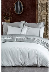 Resim Ecocotton New Basic Tek Kişilik Nevresim Takımı Gri 160*220 cm - Gri 