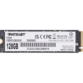 Resim Patriot P300P128GM28 P300 Series 128GB 1600MB/600MB PCIe 2280 M.2 SSD 