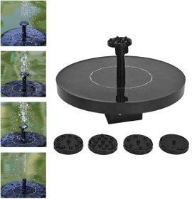 Resim nelerbulurum Güneş Enerjili Dekoratif Havuz Fiskiyesi Su Pompalı Havuz Süsü - Havuz Çeşmesi 13cm 