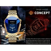 Resim HOURSLY erkeğin asaletini,gücünü yansıtan özel dizayn tasarım Quartz 