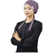 Resim Likralı Tesettür Düz Leylak Doktor Hemşire Aşçı Tesettür Cerrahi Çok Renkli 