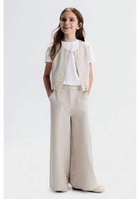 Resim Nk Kids Kız Çocuk Mare Yelek Nk-31309 Vizon 