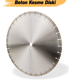 Resim Badem10 Beton Kesme Testeresi Elmas Testere Bıçağı Kesim Beton 450 mm Zemin Kesme Testeresi Diski 