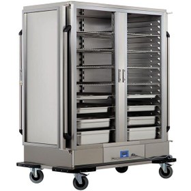 Resim Öztiryakiler Cam Kapılı Isıtmalı Banket Arabası Obac 14018 