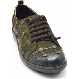 Resim Kadın Casual Süet Deri Haki Ayakkabı 2152806k Haki 