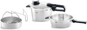 Resim Fissler Vitavit Premium Düdüklü Tencere 4,5 Lt + 2.5 Lt 