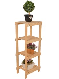 Resim Wooden City Kahverengi Ahşap Ayakkabılık 