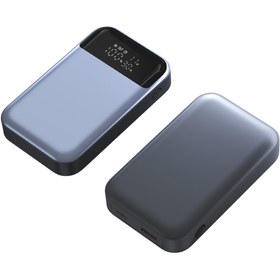 Resim Nettech NT-PW36 PD 30W+ 33W 15W 10000 MAh Taşınabilir Powerbank (Gri) 