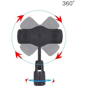 Resim Coverzone Çok Amaçlı 360 Derece Dönebilen Yuvarlak Taban Telefon Tutucu Standı 