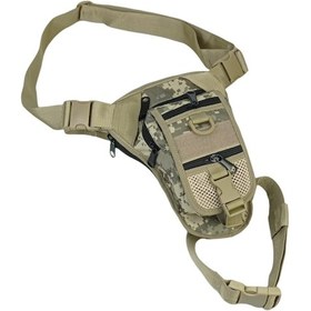 Resim Unisex Tactical Özel Bölmeli Bel ve Bacak Çantası Siyah 