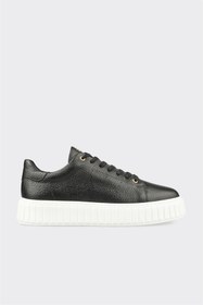 Resim Elle Shoes Siyah Deri Erkek Spor Ayakkabı 