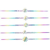 Resim Sones 2 Adet 60 Cm Renkli Lazer Araba Çıkartmaları Vücut Çizikler Kapak Araba Çıkartmaları Taç 9137c 