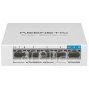 Resim PoE+ Switch 5, 1X1Gbit, 4X1Gbit PoE+ Port, IEEE 802.3AF/AT (Max.30W/Port), 60Watt Keenetic