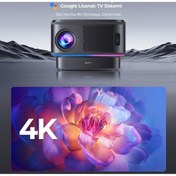 Resim HALL BREATHE 4K, otomatik netleme, 5GHz Wi-Fi, kablosuz, yüksek kalite projeksiyon cihazı Siyah 