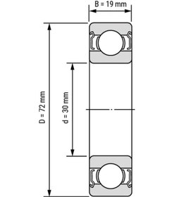 Resim Nsk 6306 Zz Rulman 30X72X19 418869087 