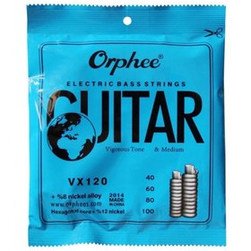 Resim Orphee VX120 4 Telli Bas Gitar Teli 