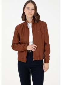 Resim U.s. Polo Assn. Kadın Kahverengi Ceket 50292280-vr029 Kahverengi 