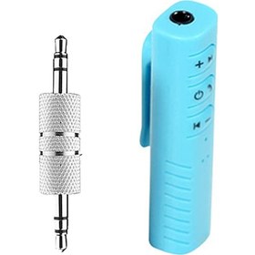 Resim Kosona Mavi 3.5mm Aux Bluetooth 4.2 Alıcı, Otomobil/audio Cihazları İçin, İki Cihazla Bağlanabilir, El-işsiz Konuşma Ve Fotoğraf Çekme Desteği 