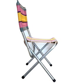 Resim Asil - Yaslamalı Kamp Taburesi Çok Renkli 