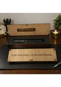 Resim Tükenmez Kalem Tasarım Kutulu Kişiye Özel No 87 Çok Renkli 
