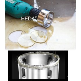 Resim Cam Mermer Granit Delme Pancı 55MM Matkap Için Elmaslı Delik Karot 