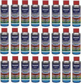 Resim Kırmızı Sprey Boya 400ML TOPTAN 1 KOLİ 24 AD BÜYÜK BOY 