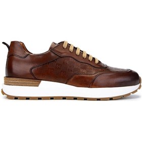 Resim Tamer Tanca Erkek Hakiki Deri Taba Sneakers & Spor Ayakkabı 1093 1231 Erk Ayk Y25 Taba Taba 