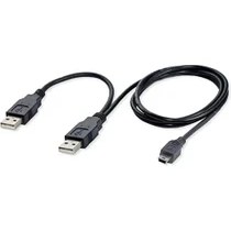 Resim Mena Rise USB Y Giriş Mini 5 Pin HDD Hardisk Kamera Bağlantı Bağlantı 4529 