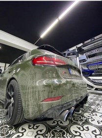 Resim Audi A3 S3 Difüzör Flap 6 Parça Plastik Mat Siyah 