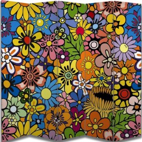 Resim Doğa Temalı Özel Tasarım Paravan Room Divider 180 x 200 cm 
