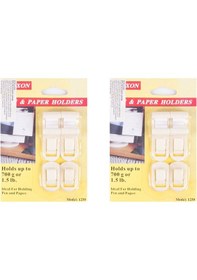 Resim Bilgisayar Askı Kalem Ve Kağıt Tutturma Aparatı 8 Li Set 5x2x2cm Krem 