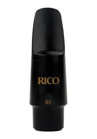 Resim D'addario Rrgmpcssxb5 Rico Graftonite Soprano Saksafon Beki B5 B Chamber Medium , 5 Numara Açıklık, Dayanıklı Polikarbonat Materyal Ve Dengeli Ton 