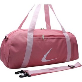 Resim Somon Renkli Spor Çantası Seyahat Çantası Ve Fitness Çantası Somon 