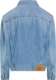 Resim Calvin Klein RELAXED DENIM JACKET, 1A4 Mavi Erkek Kot Ceket 