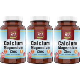 Resim Ncs Calcium Magnesium Çinko D K Kalsiyum Magnezyum Çinko 120 Tb 