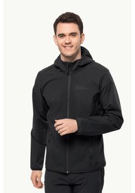 Resim Jack Wolfskin Bornberg Hoody Erkek Softshell Mont 1307471-6000-sıyah Siyah 