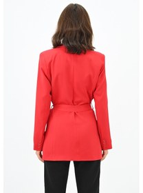 Resim Kadın Kuşaklı Blazer Ceket 9004-1-24 001 