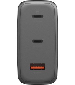 Resim Ampcharge Gan100 2 Adet 100w Type-c Ve 30w Usb 3.0 Çıkışlı Hızlı Şarj Aleti - Koyu Gri 