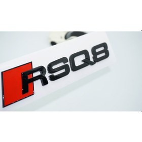 Resim Dk Tuning Rsq8 Siyah Abs 3m 3d Bagaj Logo Audi İle Uyumlu 