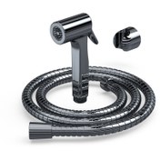 Resim İZ YAPI Consolatus El Tahareti– Krom | Paslanmaz Çelik Hortumlu | Duvar Askılı | Shut-Off 