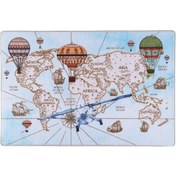 Resim KITA DESENLİ EĞİTİCİ ÇOCUK HALISI 133X190 CM 