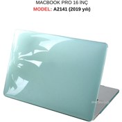 Resim Mcstorey Macbook Pro Kılıf 16inç A2141 (2019 YILI ÜRETİMİ) Ile Uyumlu Parlak Kristal 