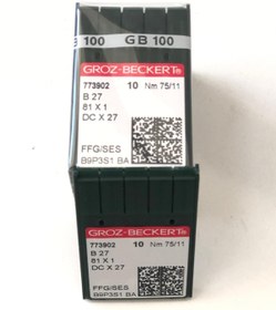 Resim Groz Beckert Dcx27 Nm 75/11 Iğne 100'lü 