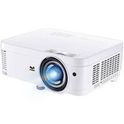 Resim VIEWSONIC PS600W 3700 Ansi Lumen WXGA 1280X800 3D DLP Kısa Mesafe Projeksiyon 